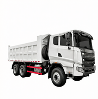 Camion benne SYZ320C-8S fiable à transmission 6x4 pour le transport de charges lourdes et la construction