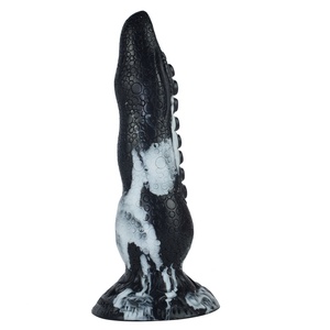 Hot Tentacle Thick Fantasy Sex Toy Alien Dog Knotted <b>Dildo</b> with Suction Cup Silicone Anal Plug for G-Spot Soft for Women and Men - Product Image 4