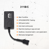 Mini traceur GPS Coban 311C avec système de suivi et application, mini localisateur de voiture, dispositif de gestion de véhicule, traceur de moto 311
