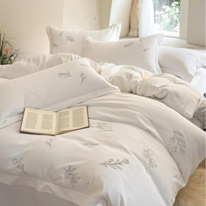 Draps de lit en coton blanc biologique pour bébé OEKO-TEX Lit de bébé hypoallergénique certifié/Taille jumelle 100% Draps de lit en coton - Product Image 1