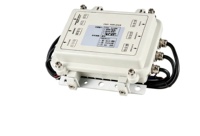 HT-DMX-4DX IP65 Tahan Air 4-Channel DMX512 Penguat Sinyal 1-in-4-out Splitter untuk Pencahayaan Panggung Luar Ruangan