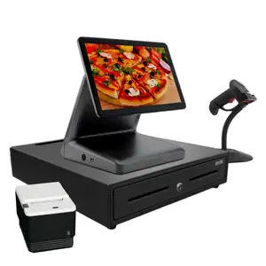 Factory Directsales POS Machine 15.6'' HD Touch Main Screen With 11.6'' Customer Display With High Quality