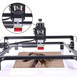Máquina de Grabado Láser Portátil para Metal, Mini Router de Escritorio 4240 40W, Grabador con Interruptor de Límite, Corta Madera MDF, 40W, Opti Original - Product Image 4