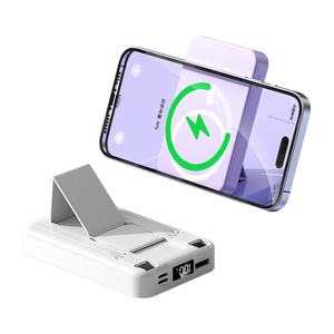 ที่ชาร์จแบบบางพิเศษ ขายดีที่สุด พร้อมหน้าจอ LED ดิจิตอล ความจุ 10000mAh แบตสำรองแม่เหล็กไร้สาย Pearl UV PD20W ชาร์จเร็ว สีสันสดใส - Product Image 4