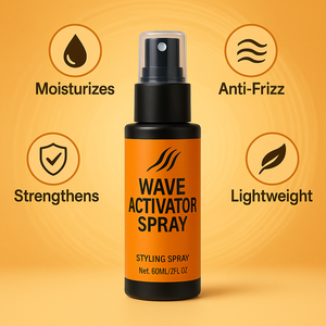 Pansly Wave Activator <span class=keywords><strong>Spray</strong></span> Tenue forte Styling pour les coiffures ondulées Barbes Formule douce N'endommage pas les <span class=keywords><strong>cheveux</strong></span> Anti-frisottis - Product Image 2