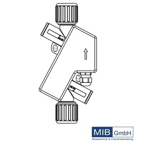 MIB (flowmax) Flowmax 44i <b>Flow</b> <b>Meter</b> 300mh Liquid Stainless Steel Wear Free Germany - Product Image 4