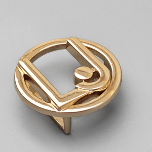 أحدث إبزيم الأجهزة بشعار تفريغ مخصص حرف معدني إكسسوارات إبزيم للملابس - Product Image 1