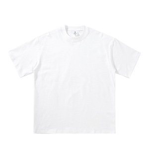 เสื้อยืดคัสตอมผู้ชาย ผ้าฝ้าย 100% 300 กรัม เสื้อยืดโอเวอร์ไซส์ หนานุ่ม ทรงหลวม ไหล่ตก คอริบยาว สตรีทแวร์ เสื้อยืดเรียบ - Product Image 3