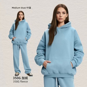 เสื้อฮู้ดดี้โอเวอร์ไซส์ผู้ชาย สีเขียวล้วน ผ้าฝ้ายเฟรนช์เทอร์รี่ สวมใส่สบาย ทรงปกติ เหมาะสำหรับใส่ในฤดูใบไม้ร่วง - Product Image 6