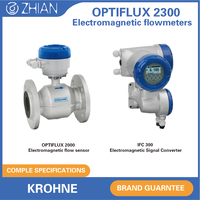 Capteur de débit électromagnétique KROHNE OPTIFLUX2300 IFC300 DN50 50mm 2 pouces pour eau, 4-20mA RS485 Modbus, OEM, à prix réduit