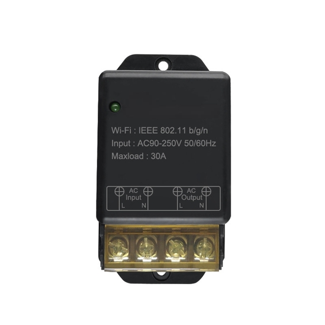 30A high-power WIFI intelligent remote control switch remote control on/off device Yiweilian smart home timed on/off