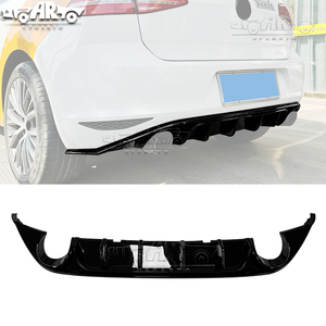 Diffuseur de pare-chocs arrière Haosheng MK7, spoiler arrière en plastique aspect fibre de carbone, style <span class=keywords><strong>TCR</strong></span>, pour Volkswagen Golf <span class=keywords><strong>7</strong></span> MK7 - Product Image 1