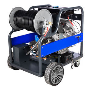 Machine de débouchage de canalisations diesel à pression réglable, nettoyeur de canalisations à jet d'eau pour les blocages d'égouts - Product Image 1