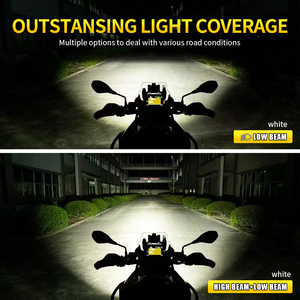 Lampe auxiliaire LED pour <span class=keywords><strong>moto</strong></span>, pour <span class=keywords><strong>BMW</strong></span> R1200GS F800GS ADV Yamaha MT07 MT09 CRF1000L Africa <span class=keywords><strong>Twin</strong></span> Kawasaki, feux antibrouillard, lampe <span class=keywords><strong>moto</strong></span> - Product Image 3