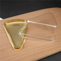 Boîte à gâteaux triangulaire Mille-feuille pour la cuisson Boîtes à tranches de gâteau en mousse jetables de 6 pouces et 8 pouces Boîtes d'emballage industriel pour aliments