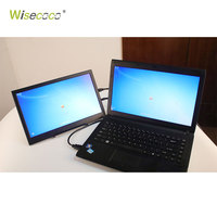 13.3 pouces 1080P Super Mince Portable Moniteur 1920*1080 FHD Lcd 13.3 pouces Deuxième PC de Jeu Prolongées Moniteur Avec Boîtier Métallique