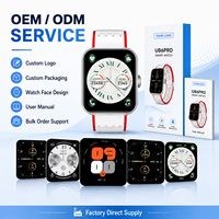 Reloj Inteligente Personalizado UB6Pro de Fábrica OEM con Pantalla AMOLED Cuadrada, Llamadas, Monitor de Ritmo Cardíaco y Rastreador de Actividad Física para Mujeres u Hombres