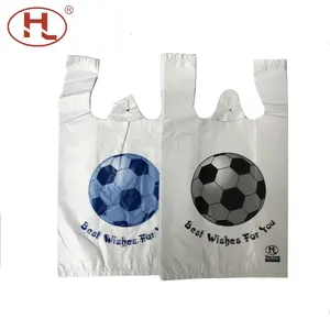 Manufacturer Wholesale Price Custom Shopping Trolley Bag Football Printing T-shirt Vacuum Plastic Bag