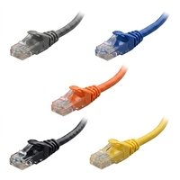 Kabel Patch Ethernet Cat6 RJ45 OEM Berkualitas Tinggi Konduktor Padat 8 Konduktor Tembaga Bebas Oksigen