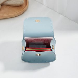 Korean <b>Mini</b> Women Shoulder Bag Lipstick <b>Pouch</b> Fashion PU Leather Crossbody Bag Chain Small Bag - Product Image 2