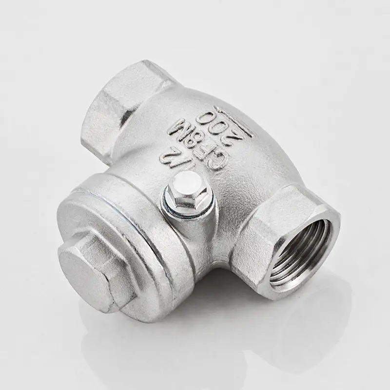 H14W 1/2"-2" stainless steel 304 threaded Horizontal installation check valve CF8M