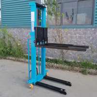 Chariot télécommandé monté 1 tonne 1.6 m chariot élévateur portable à chargement automatique gerbeur électrique