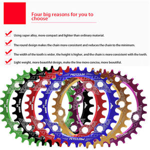 <span class=keywords><strong>Plateau</strong></span> de pédalier VTT et vélo de route 104bcd Narrow Wide 30T 32T 34T 36T 38T, <span class=keywords><strong>Plateau</strong></span> de pédalier simple - Product Image 5
