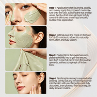Lot de 7 masques poudre doux OEM : Collagène, Caviar, Rose, Chlorelle, Raisin, Camomille – Masque modelant en poudre sèche – Marque privée – Vente en gros