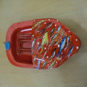 Poisson peint à la main bateau à vapeur bateau à vapeur jouets putt putt bateaux pop pop bateau jouets jouets en étain bateau tuk tuk bateaux en gros de l'inde - Product Image 1