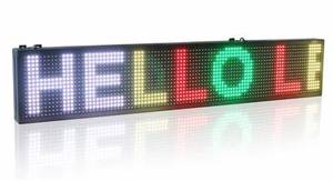 Ngoài trời trong nhà không thấm nước 96*32cm dài màn hình LED P10 đầy đủ màu sắc màn hình quảng cáo cho hiển thị văn bản kỹ thuật số biển quảng cáo - Product Image 3