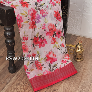 Très beau sari avec bordure Zari - Product Image 1