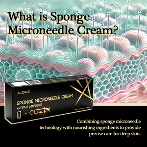 Set de Crema con Microagujas de Esponja <span class=keywords><strong>Y</strong></span> + Ampolla Reparadora GHK CU, Microagujas para Cicatrices de Acné, Manchas Oscuras <span class=keywords><strong>y</strong></span> Arrugas, Set de Microcristales de Esponja - Product Image 3