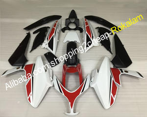 Para Yamaha <span class=keywords><strong>TMAX</strong></span> <span class=keywords><strong>500</strong></span>, 2008, 2009, 2010, <span class=keywords><strong>2011</strong></span> TMAX500 08 09 10 11 T-MAX500 rojo blanco negro Sportbike Kit de carenado - Product Image 2