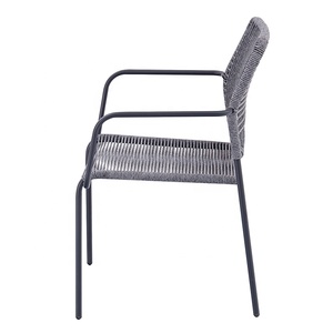 sillas <span class=keywords><strong>de</strong></span> aluminio modernas para jardín, café, muebles para patio <span class=keywords><strong>exterior</strong></span>, restaurante, <span class=keywords><strong>sillones</strong></span> <span class=keywords><strong>de</strong></span> comedor <span class=keywords><strong>de</strong></span> cuerda tejida - Product Image 3
