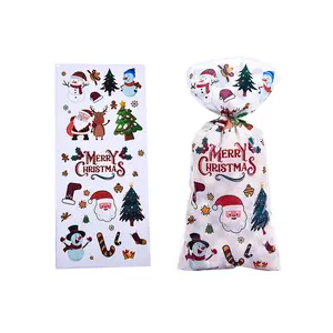 13 * 27cmメリークリスマスパーティーデコレーションクリスマスパッキングバッグクリスマスキャンディーギフトバッグ家庭用Navidad Noel2024ギフト