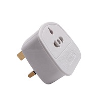 Adaptador de viaje con enchufe del Reino Unido a Europa, EE. UU., Australia Tipo de enchufe Adaptador turístico universal
