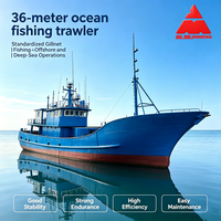 Nouveau Chalutier Commercial en Acier de 36m pour la Pêche en Haute Mer avec Congélateur, GPS et AIS à Vendre