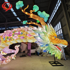 Fabricant de production de lanternes de festival de zigong de lanternes de dragon de soie chinoise pour le fournisseur de décorations de fête de remise des diplômes de ramadan - Product Image 4