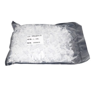 Tubos de centrífuga de plástico con fondo puntiagudo y tapa de rosca graduada para uso en laboratorio - Product Image 4