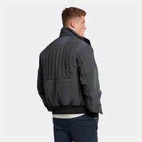 LF Custom Patch Outdoor 100% Polyester Ribbed Poignets Ourlet Hommes Casuals Iridescent Bomber Jacket