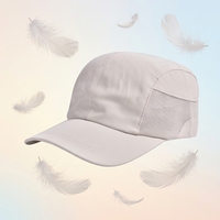 WES High Quality Wholesale Customized Logo Print Waterproof 100% Cotton Soft Brim Laser Cut Hole Running Camper Hat