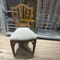 Chaise de salle à manger haut de gamme pour hôtel, en plastique, écologique et durable, empilable, pour villa, hôtel, événements extérieurs et mariages