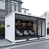 Offre Spéciale : Maison Conteneur en Acier Moderne et Luxueuse, Personnalisable, Modulaire Préfabriquée avec Panneaux Sandwich Démontables pour Atelier