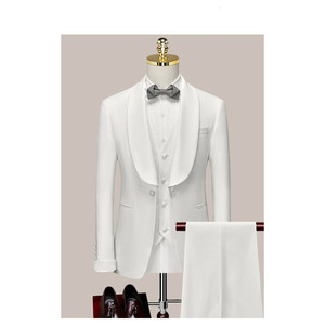 <span class=keywords><strong>Costume</strong></span> <span class=keywords><strong>Homme</strong></span> Smoking Blanc de Tailleur pour <span class=keywords><strong>Mariage</strong></span>, <span class=keywords><strong>Costume</strong></span> de Garçon d'Honneur - Product Image 6