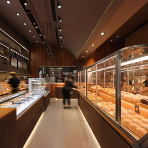 Design Personalizzabile per Interni di Pasticcerie, Vetrina in Vetro per Dessert su Misura, Personalizzazione e Decorazione per Negozi di Dolci - Product Image 5