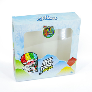 Boîte à nourriture en papier cartonné blanc personnalisée en gros, boîte à cadeaux pour bonbons, boîte à gâteaux de lune pour biscuits, boulangerie - Product Image 3