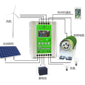 फैक्टरी प्रत्यक्ष बिक्री 12v 24v 48v mppt RS485 हाइब्रिड 600w पवन सौर चार्ज mppt नियंत्रक के लिए बैटरी - Product Image 1