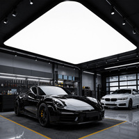 Panneau de plafond LED souple personnalisé pour l'automobile, idéal pour les ateliers de lavage de voitures, garages et salles d'exposition