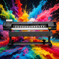 Nouvelle imprimante textile grand format DTG à encre éco-solvant, livraison directe d'usine, rapide et stable, 1,6 m 1,8 m, tête Epson, multicolore, garantie 1 an