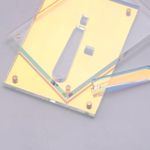 Tùy chỉnh <span class=keywords><strong>mini</strong></span> máy tính để bàn rõ ràng từ acrylic khung ảnh hiển thị đứng với hỗ trợ đứng tính năng tùy chỉnh logo - Product Image 2